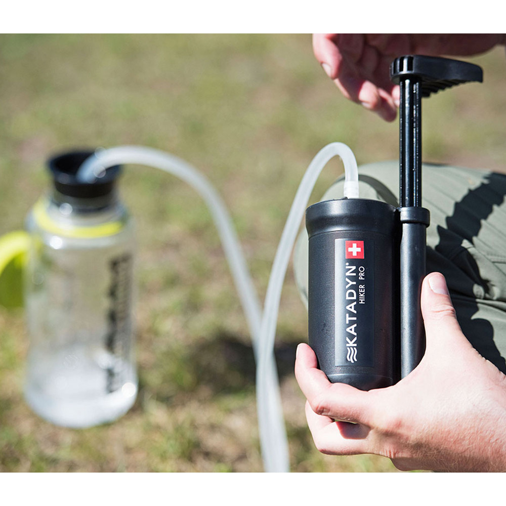 Filtre à Eau Katadyn Hiker Pro – Édition Camping Randonnée – Gris