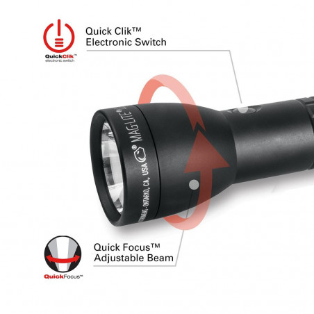 Linterna de bolsillo Maglite® MINI LED 2 AA - negra