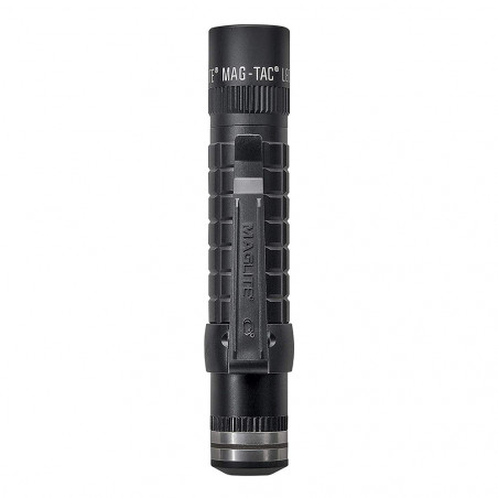 Linterna Maglite® MAG-TAC MILITAR RECARGABLE sin corona – negra
