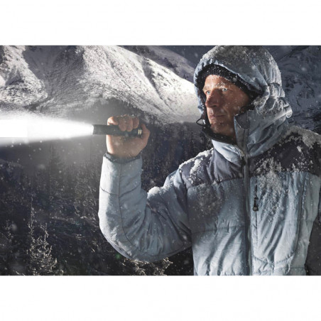 Linterna Maglite® MAG-TAC MILITAR RECARGABLE sin corona – negra