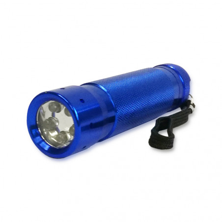 Linterna de bolsillo Hosa METÁLICA 5 LEDS - azul