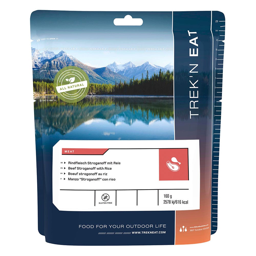 Comida liofilizada Trek'n Eat 160 g - Ternera Stroganof con Arroz