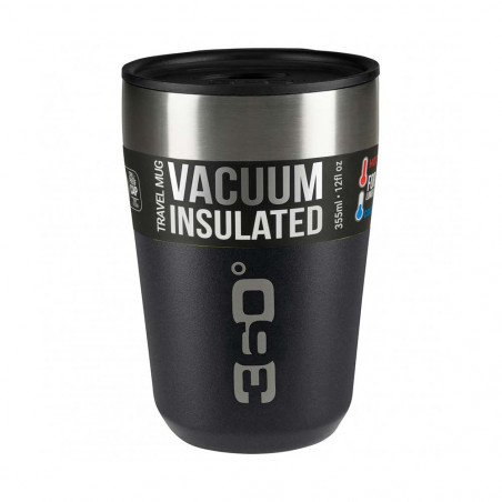360 Degrees Taza Travel Mug Regular negro - Vaso termo
