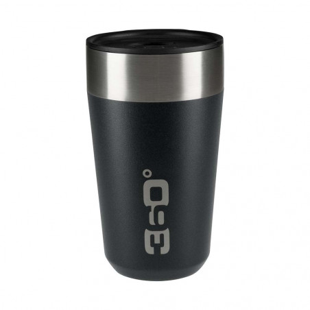 360 Degrees Taza Travel Mug Large negro - Vaso termo