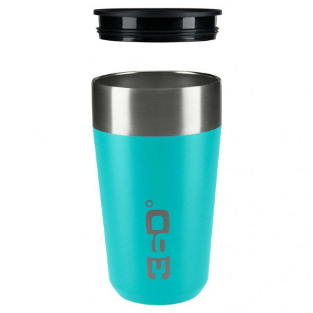 360 Degrees Taza Travel Mug Large azul turquesa - Vaso termo