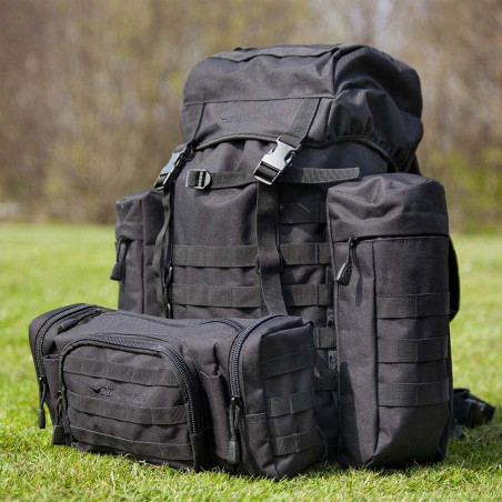 DD Hammocks Bergen Rucksack 55L negra - Mochila táctica de bushcraft