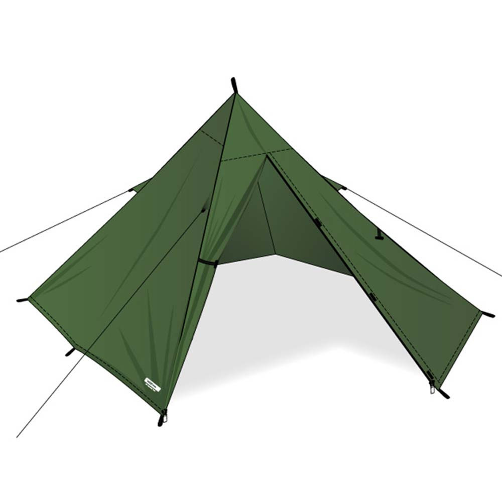 DD Hammocks Superlight Pyramid Tent - Tienda de campaña individual