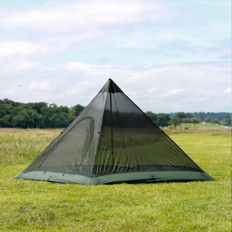 DD Hammocks Superlight Pyramid Mesh Tent - Tienda de campaña tipi 2 personas