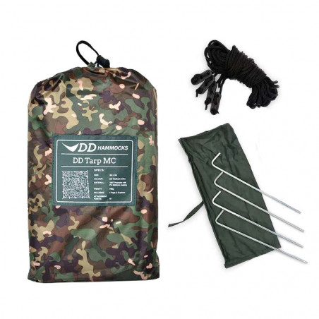 DD Hammocks Tarp 3x3 MC - Camuflage - Toldo Bushcraft