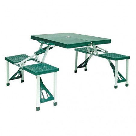 Mesa plegable Hosa PICNIC MALETA - verde