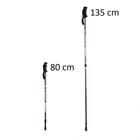 Bastón de trekking Hosa 2 TRAMOS - verde