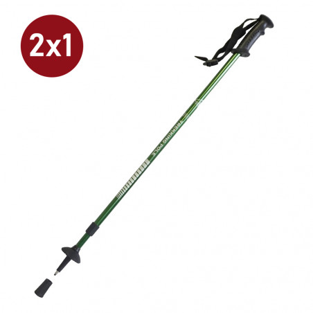 Bastón de trekking Hosa 2 TRAMOS - verde