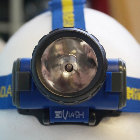 Kit linterna FRONTAL SUMERGIBLE + ALICATES herramienta multiusos