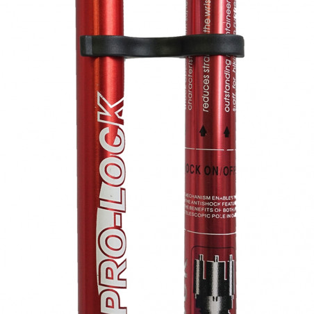 Par de bastones de trekking Setmil PRO LOCK - rojos