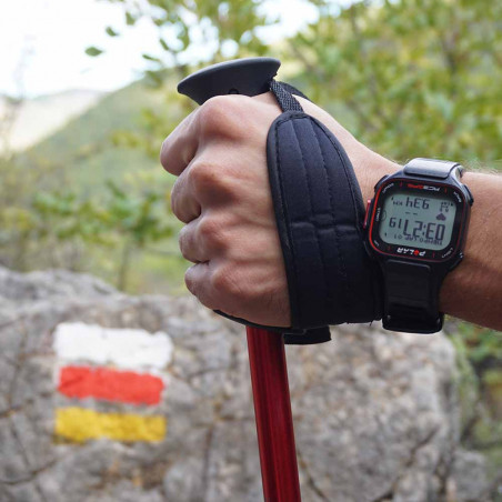 Par de bastones de trekking Setmil PRO LOCK - rojos