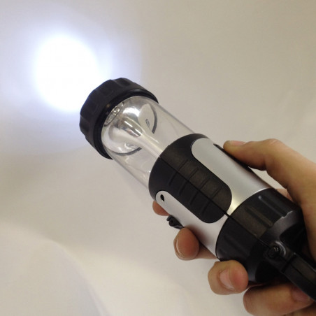 Linterna lámpara de camping Hosa DINAMO 2 FUNCIONES