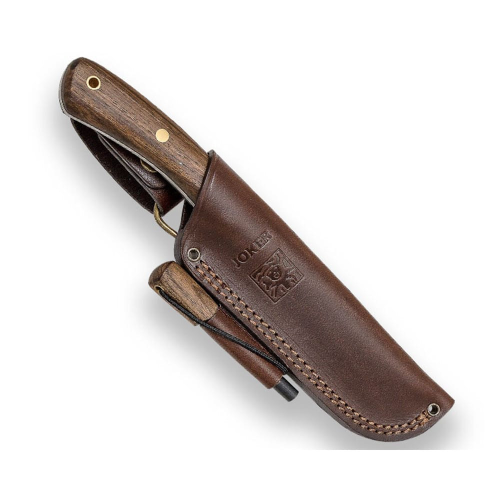 Joker Nessmuk S Nogal con ferrocerio  - Cuchillo de supervivencia y bushcraft