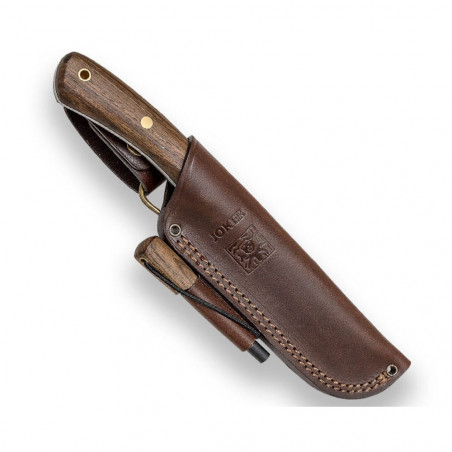Joker Nessmuk S Nogal con ferrocerio  - Cuchillo de supervivencia y bushcraft