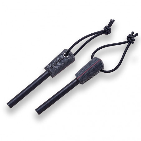 Joker Bs 9  Lynx Canvas Micarta con ferrocerio  - Cuchillo de supervivencia y bushcraft