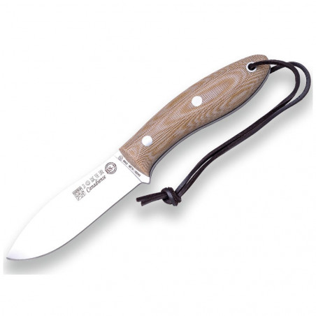 Joker Bs9 Canadiense Canvas Micarta con ferrocerio - Cuchillo de supervivencia y bushcraft