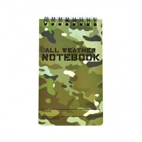 Pack 2 North Star Camo all weather lined notebook - Bloc de notas waterproof impermeable
