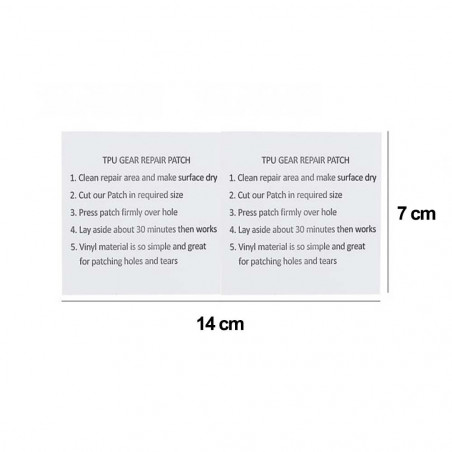 Parche de Elastómero TEAR-AID Patch - Reparar tiendas de campaña, hamacas...