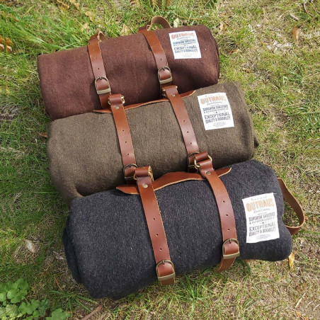 Outhaus Merino Wool Blanket Charcoal - Manta bushcraft lana merino