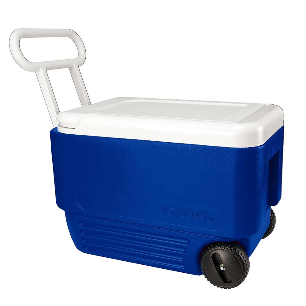 Igloo Coolers WHEELIE COOL 38 azul - Nevera rígida con ruedas