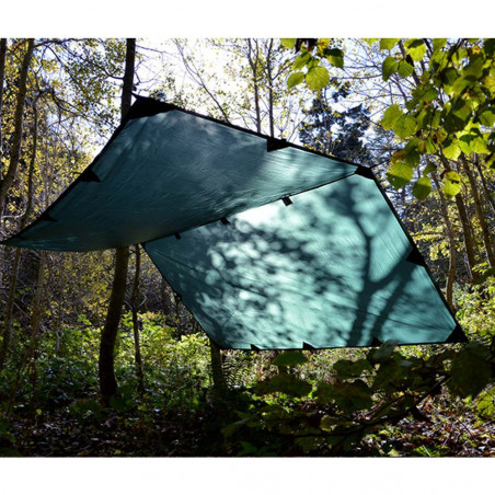 DD Hammocks Tarp 3x3 - Verde oliva - Toldo Bushcraft