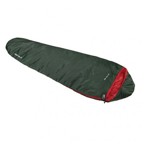 High Peak LITE PAK 800 +8º verde y rojo - Saco de dormir momia