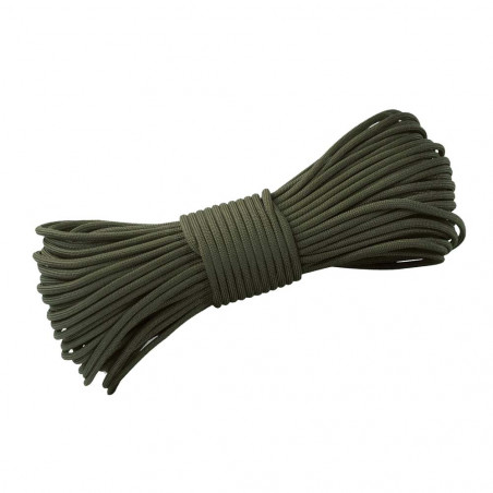 DD Paracord Green 25 metros - Rollo de cuerda paracaídas de 7 hebras