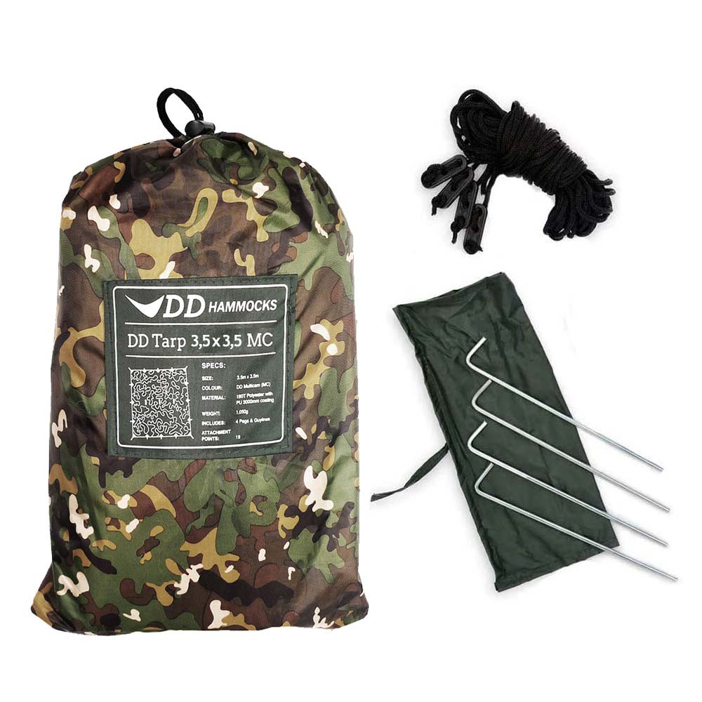DD Hammocks Tarp 3,5x3,5 MC multicamu - Toldo Bushcraft