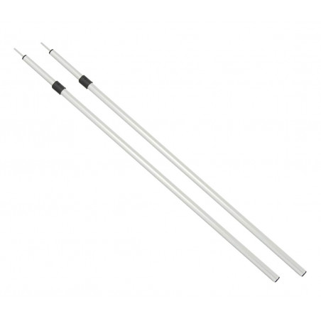 Kit 2 postes OZtrail Aluminio Extensible para Toldo o Tienda - hasta 220 cm