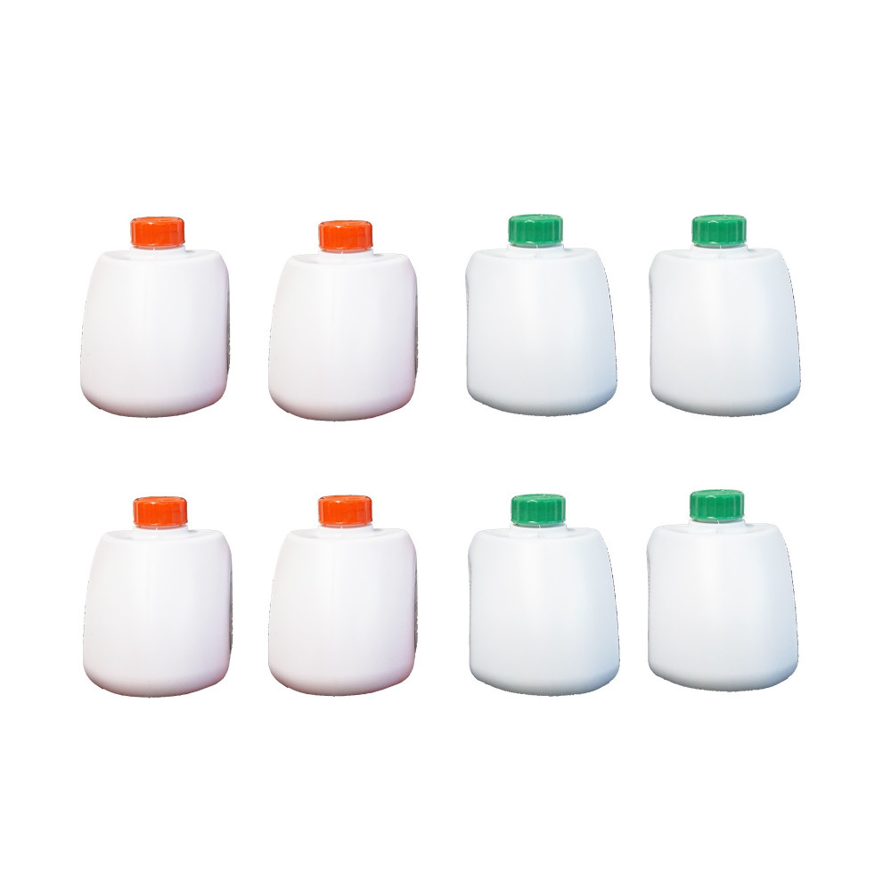 Pack de 4 sets de líquidos para wc inodoro químico CAMP GREEN 500