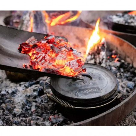 Campfire Camp Oven Pack 8,4 L - Horno holandés con rejilla y bolsa