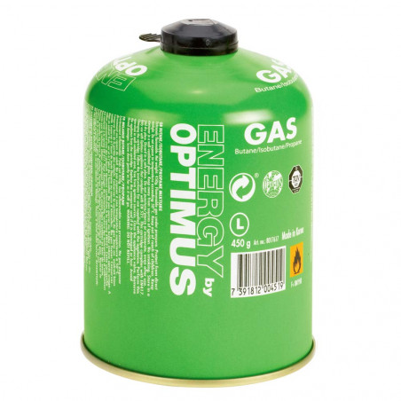 Optimus Gas 450G Butane/Propane con válvula - Cartucho de gas