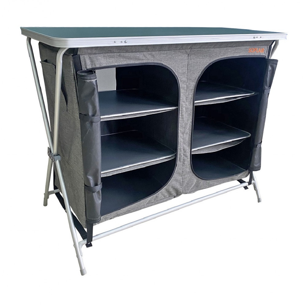 Hosa M 3 Estantes - Mueble cocina / armario plegable – Camping Sport