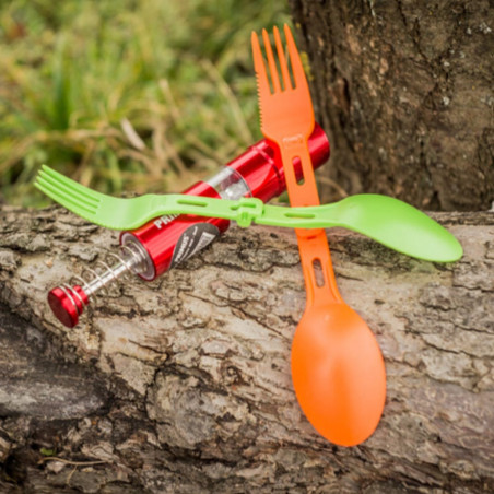 Primus Folding Spork Tangerine- Cuchara tenedor plegable