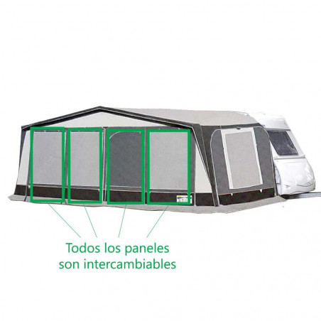 Avancé caravana pvc Stil Luxe con tapas - fondo 300 cm