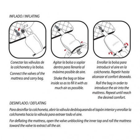 Columbus ILMB azul - Colchoneta autohinchable