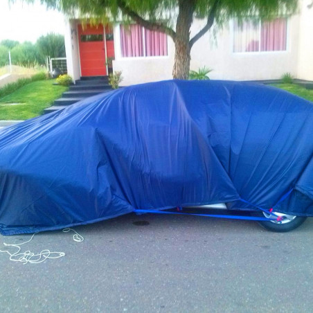 Suelo de camping - LONA DE RAFIA 5 X 7 - azul