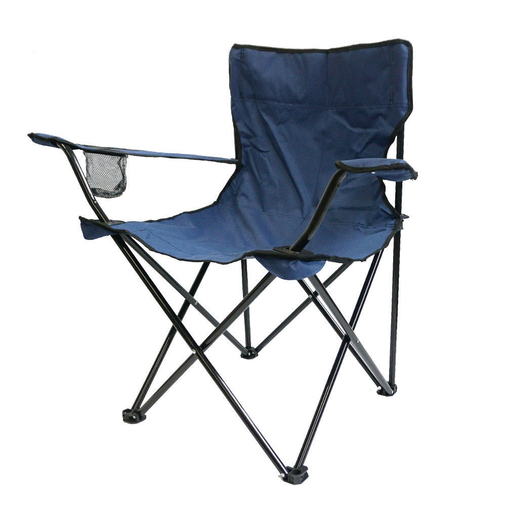 Silla plegable HOSA CAMPER con reposabrazos – navy blue
