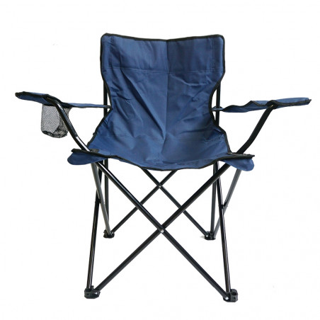 Silla plegable HOSA CAMPER con reposabrazos – navy blue