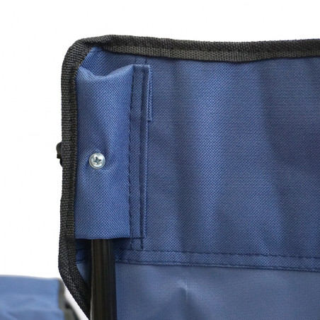Silla plegable HOSA CAMPER con reposabrazos – navy blue