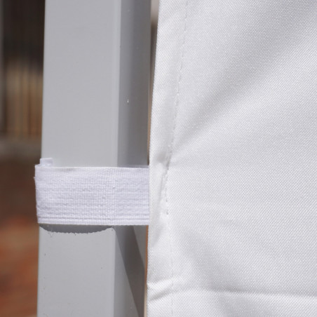 Pared lateral CARPA REFORZADA 3X3 - blanca