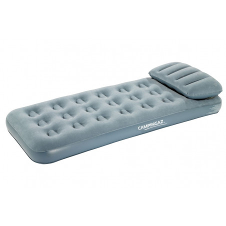 Colchón hinchable individual Campingaz SMART QUICKBED SINGLE con almohada - Gris
