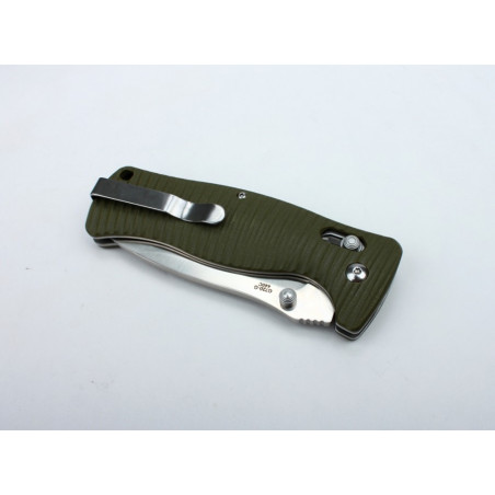 Navaja plegable de bolsillo Ganzo G720 KNIFE acero – verde – Camping Sport