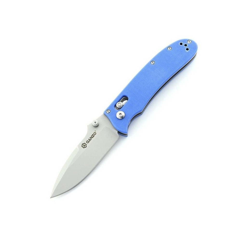 Navaja plegable de bolsillo Ganzo G704 KNIFE acero – azul