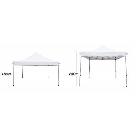 Carpa plegable Hosa REFORZADA 3X3 - blanca