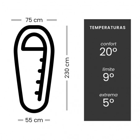 LIQUIDACIÓN - Saco de dormir MICRO 650